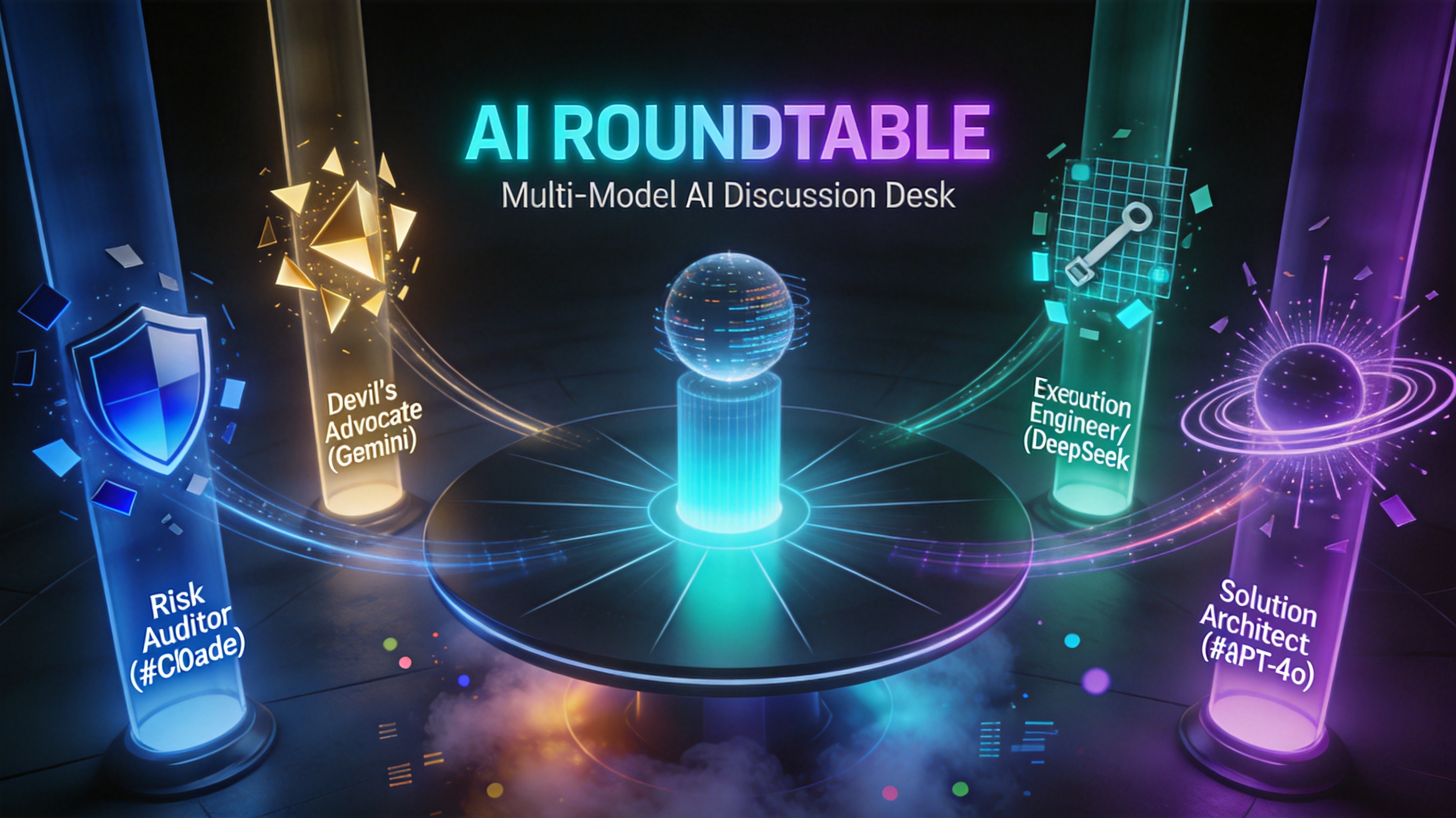 AI Roundtable — four AI models debating your question